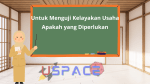 Untuk Menguji Kelayakan Usaha Apakah yang Diperlukan