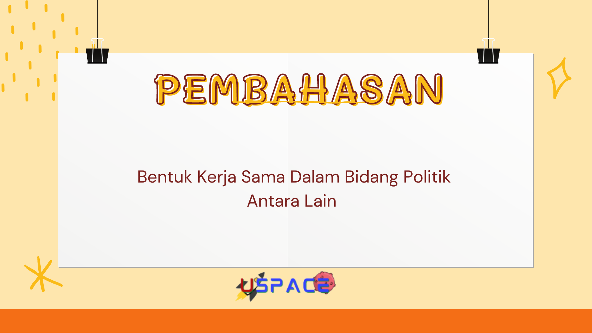 Bentuk Kerja Sama Dalam Bidang Politik Antara Lain