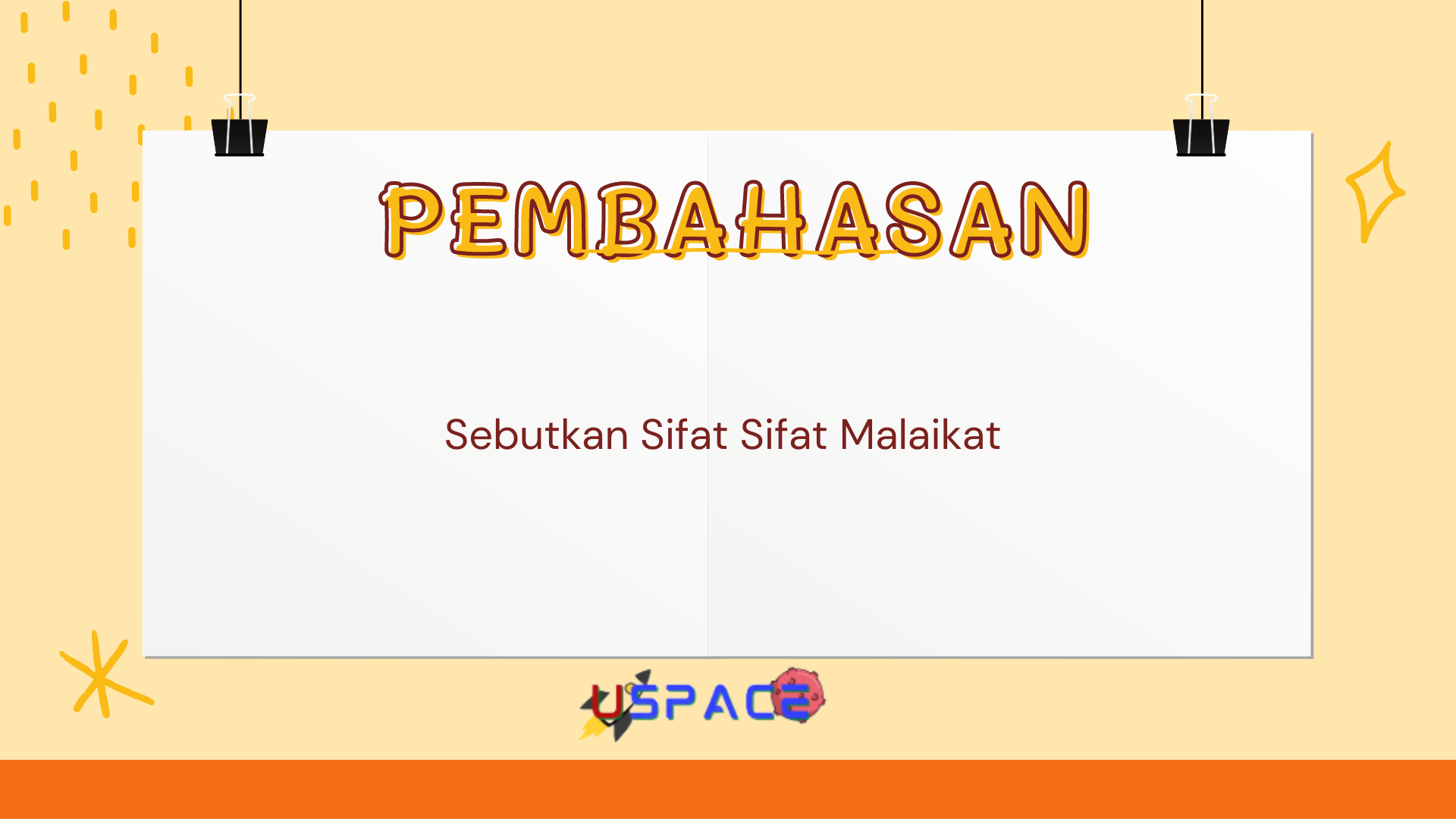 Sebutkan Sifat Sifat Malaikat