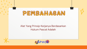 Alat Yang Prinsip Kerjanya Berdasarkan Hukum Pascal Adalah