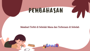 Matahari Terbit di Sebelah Mana dan Terbenam di Sebelah