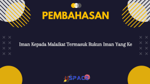 Iman Kepada Malaikat Termasuk Rukun Iman Yang Ke