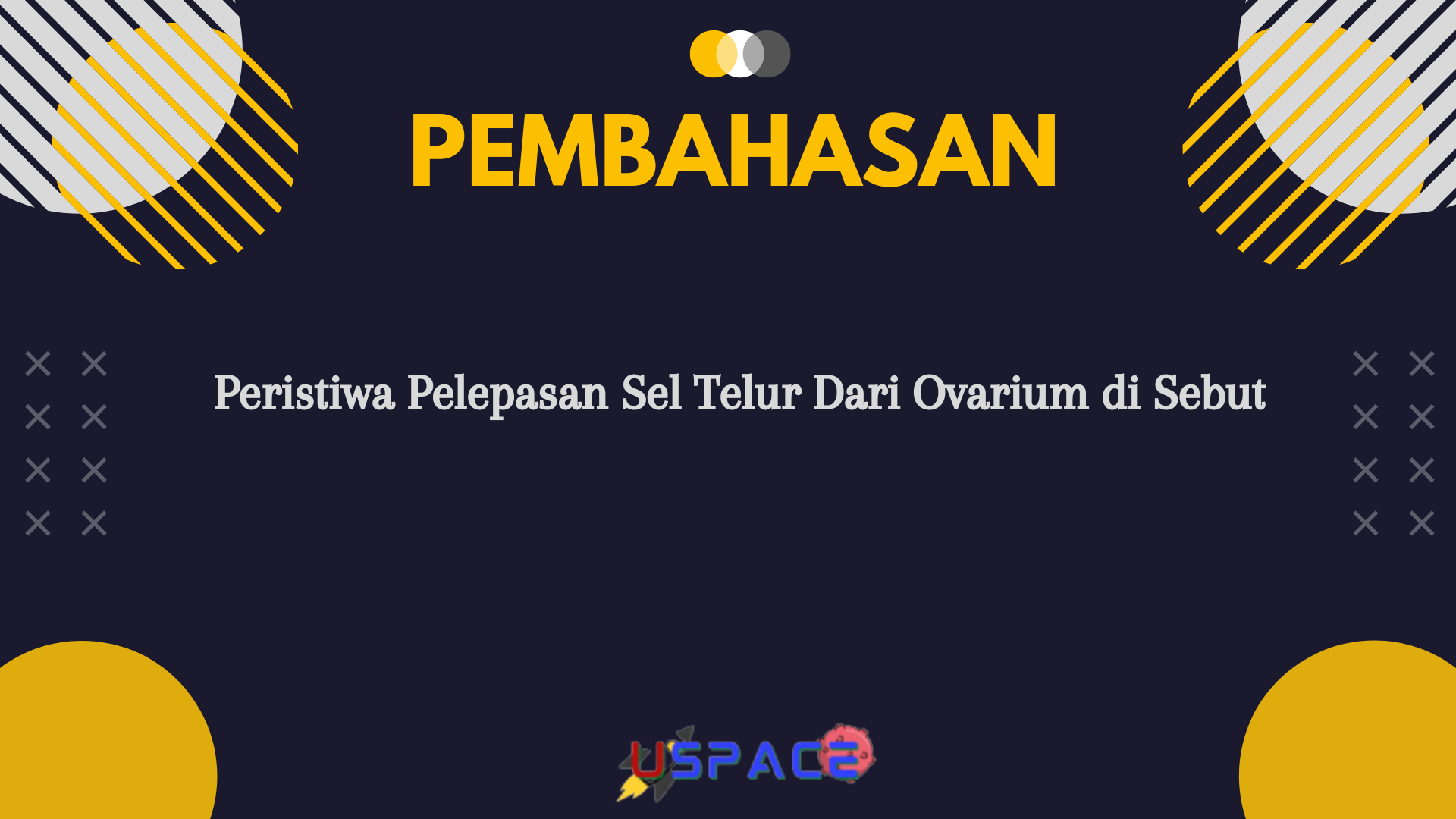 Peristiwa Pelepasan Sel Telur Dari Ovarium di Sebut