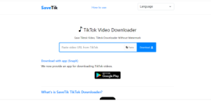 Download Video dengan situs Savetik