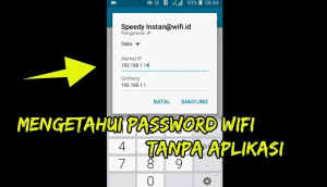 Membobol Wifi Tanpa Menggunakan Aplikasi