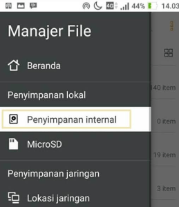 Cara Memindahkan Aplikasi ke Kartu SD Melalui File Manager