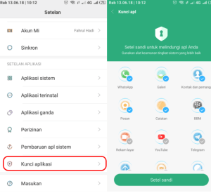 Mengunci Aplikasi Lewat Fitur Bawaan