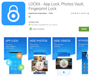 Mengunci Aplikasi via LOCKit