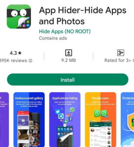 Cara menyembunyikan aplikasi di HP Oppo menggunakan aplikasi App Hider