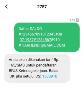 Cara Cek Saldo BPJS Ketenagakerjaan Lewat SMS