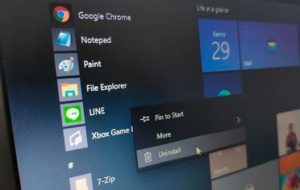 Uninstall Aplikasi Windows Lewat Menu Start