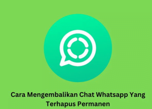 Cara Mengembalikan Chat WA Yang Terhapus Permanen Tanpa Aplikasi