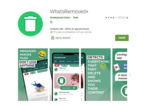 Menggunakan Aplikasi WhatsRemoved+