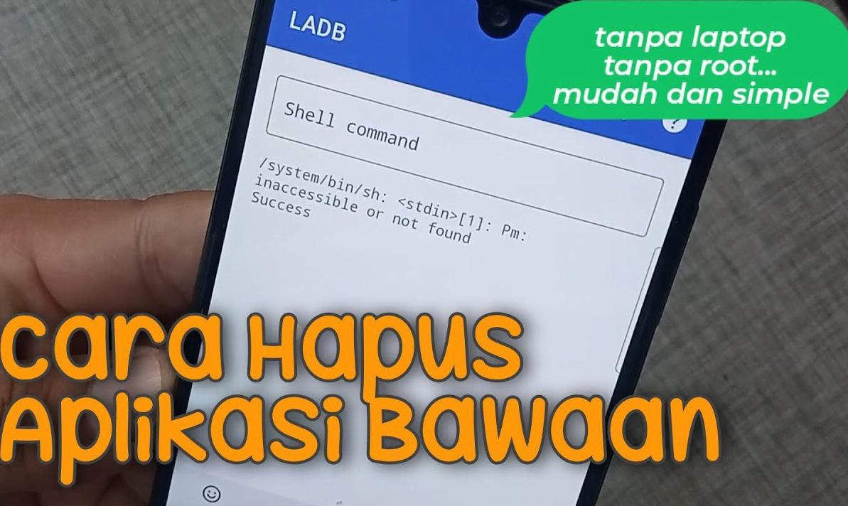 Cara Menghapus Aplikasi Bawaan