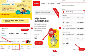 Bagaimana cara mengaktifkan paket edukasi?