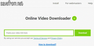 Situs Savefrom.net