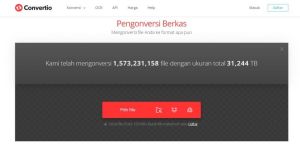 Menggunakan Convertio.co