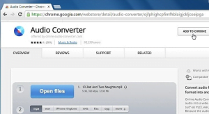 Menggunakan Online Audio Converter