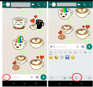 Menyimpan Stiker WA dari Grup atau Teman