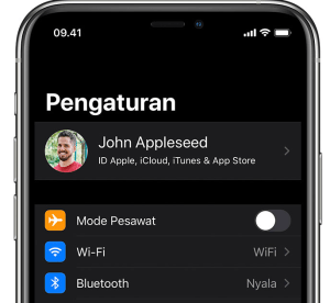 Buka Menu Pengaturan di iPhone