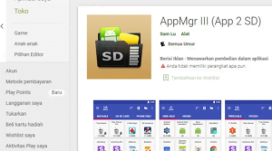 Cara Memindahkan Aplikasi ke Kartu SD dengan AppMgr III