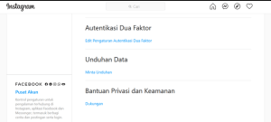 Cek Unfollowing lewat Fitur Unduh Data