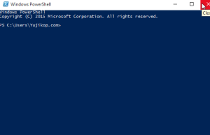 Menggunakan PowerShell