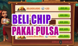 Cara Top Up Chip Higgs Domino