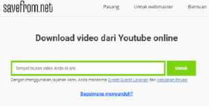 Savefrom - Unduh Video dan Audio dari Berbagai Situs