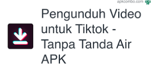 aplikasi pengunduh video TikTok