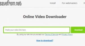 Download Video YouTube Dengan Situs Savefrom.net