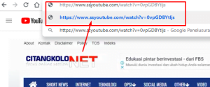 Download Video YouTube Dengan Menambahkan SS Pada Link