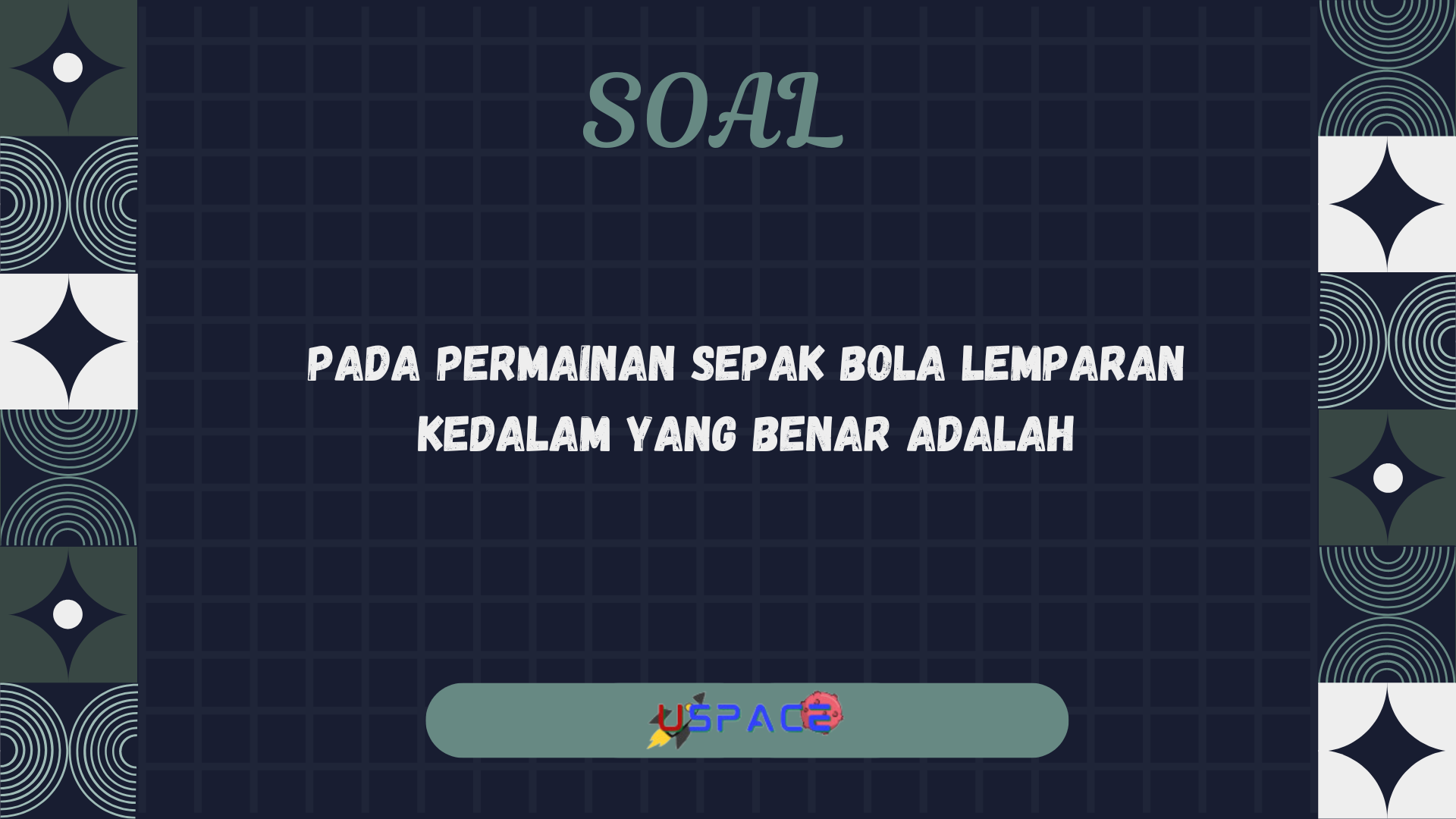 Pada Permainan Sepak Bola Lemparan Kedalam yang Benar