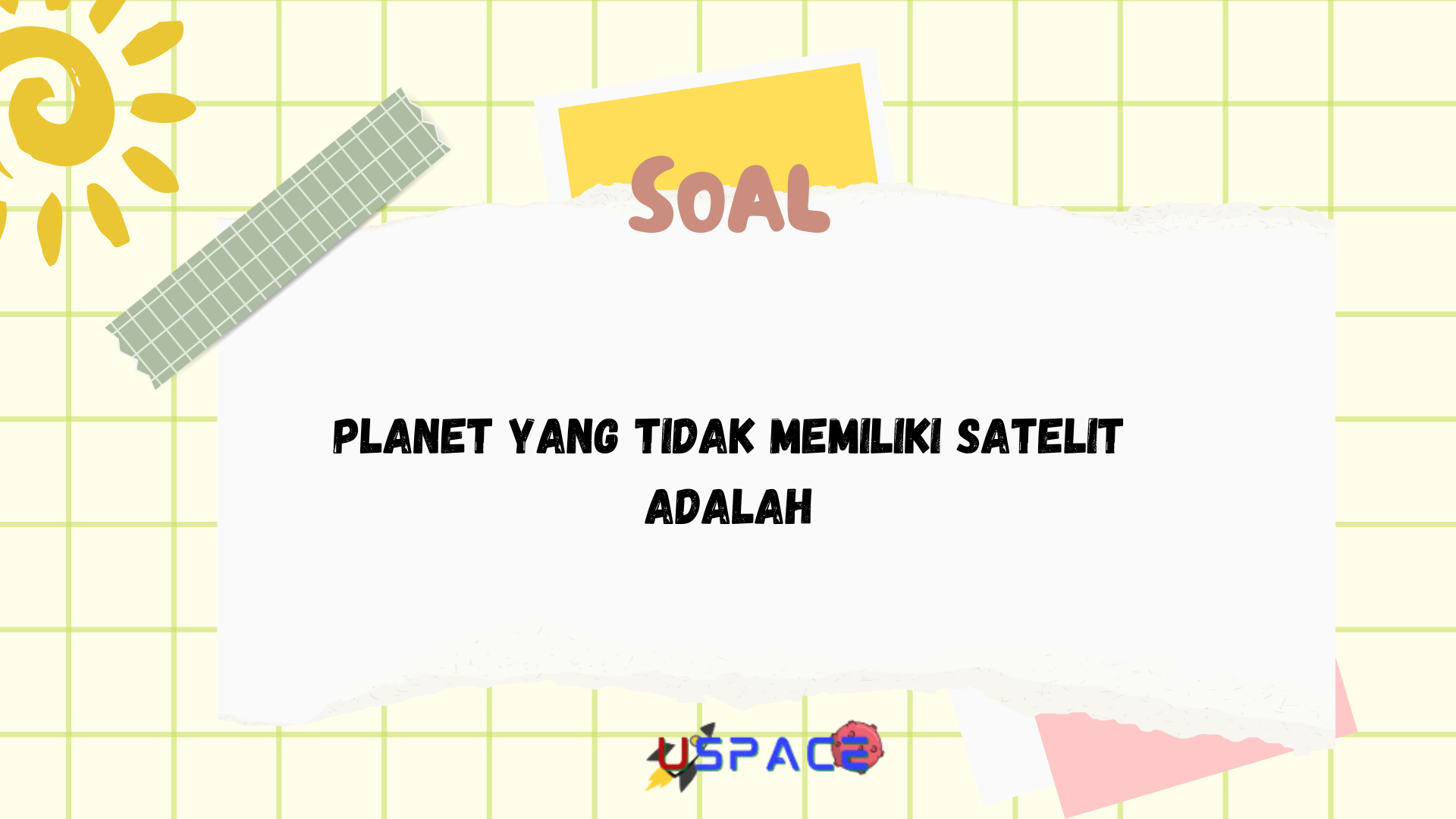 Planet yang tidak memiliki Satelit