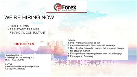 Lowongan Kerja Broker Forex