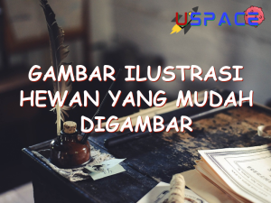 gambar ilustrasi hewan yang mudah digambar 29205