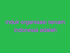 Induk Organisasi Senam Indonesia