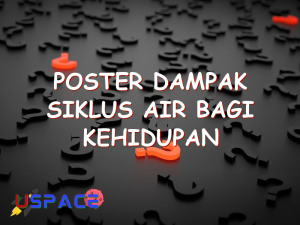 poster dampak siklus air bagi kehidupan 29323