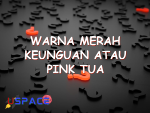 warna merah keunguan atau pink tua 29130