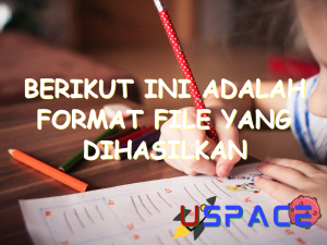 berikut ini adalah format file yang dihasilkan data bitmap kecuali 30377