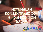 hitunglah konsentrasi ion h dan ion oh dalam 29981