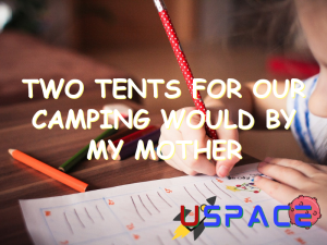 two tents for our camping would by my mother 30041