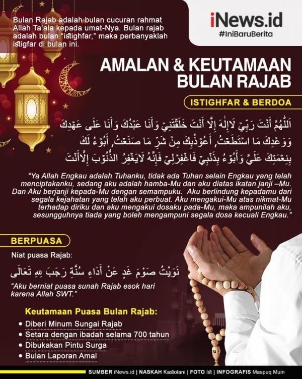 Puasa Rajab Berpa Hari