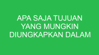 apa saja tujuan yang mungkin diungkapkan dalam surat pribadi 32814