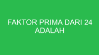 faktor prima dari 24 adalah 32690