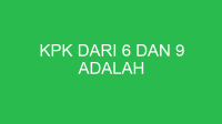 kpk dari 6 dan 9 adalah 32736