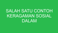 salah satu contoh keragaman sosial dalam lingkungan sekolah yaitu kecuali 32749