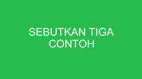 sebutkan tiga contoh 32728