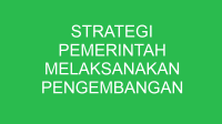 strategi pemerintah melaksanakan pengembangan ekonomi kreatif adalah 32771