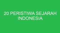 20 peristiwa sejarah indonesia 2763